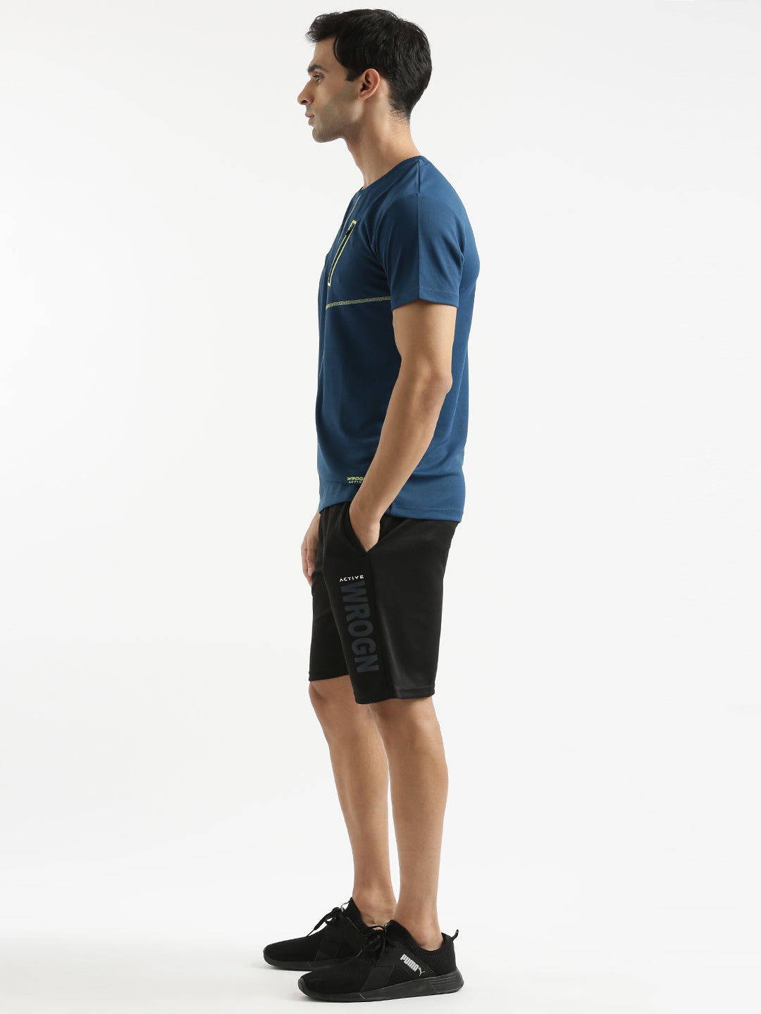 Knit Solid Active T-Shirt