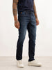 Faded Slim Fit Denim Jeans | Blue
