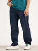 Loose Fit Denim Jeans | Dark Blue