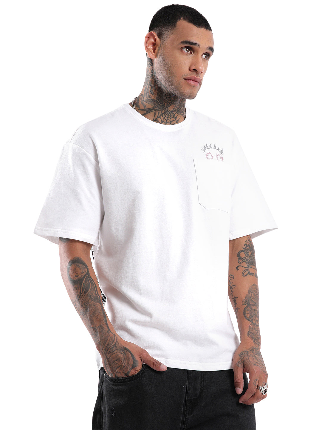 Let The Monster Out White Oversized T-Shirt