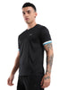 Premium Black Contrast Sleeve T-Shirt