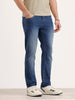 Faded Slim Fit Denim Jeans | Light Blue