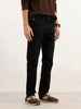 Solid Slim Fit Denim Jeans | Black
