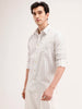 Slim Fit Striped Shirt | White