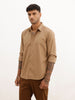 Solid Slim Fit Full Sleeve Shirt | Khaki | WSH02FSSL0176S