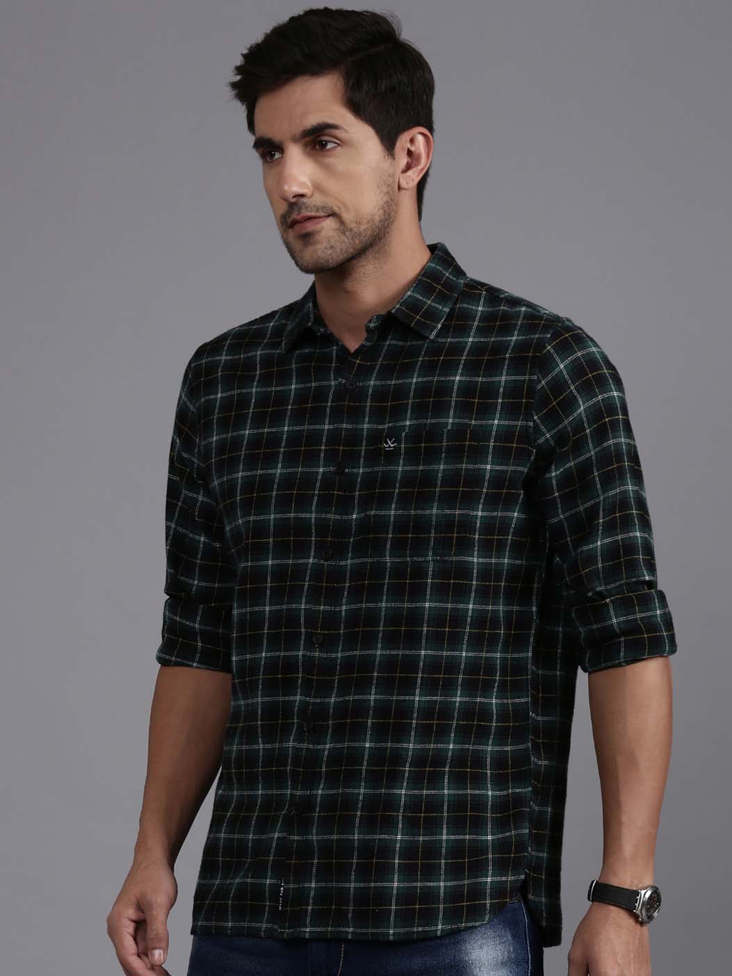 Checked Regular Cotton Shirt