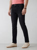 Solid Slim Fit Denim Jeans | Black