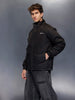 Black Arctic Shield oversize Puffer jacket | Black