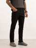 Slim Fit Solid Denim Jeans | Black