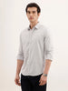 Regular Fit AOP Full Sleeved Shirt | Grey