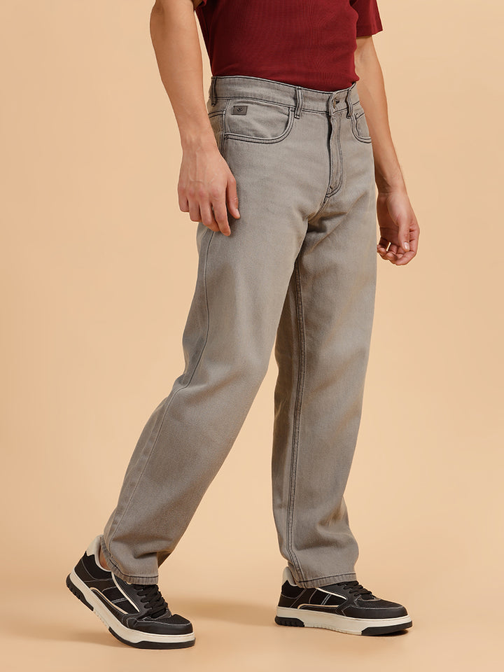 Heavy Fade Anti Fit Jeans | Grey