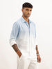 Regular Fit Gradient Printed Shirt | Blue