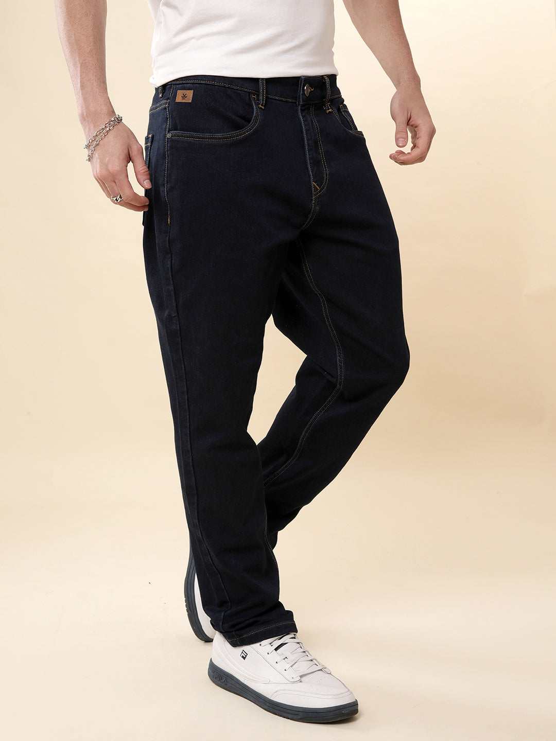 Dark Navy Relaxed Fit Jeans