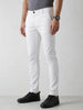 Solid Slim Fit Trouser | White
