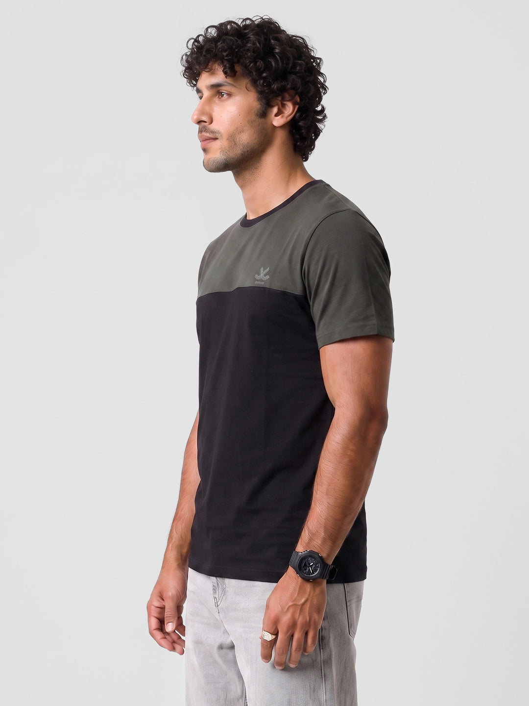 Classic Cut & Sew T-Shirt | Black