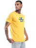 Yellow Strokes Printed T-Shirt