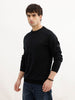 Solid Regular Fit Knitted Sweater | Black | WSW02FSRE1024W