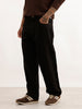 Solid Loose Fit Denim Jeans | Black
