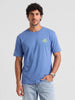 Graphic Back Printed T-Shirt | Blue