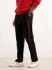 Classic Placement Printed Jogger | Black