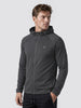 Hooded Zipper Sweatshirt | Active | Dark Grey