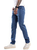 Basic Blue Five Pocket Denim Jeans