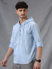 Hooded Trend Classic Blue Shirt