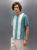 Colourblock Comfort Fit Casual T-shirt | Teal