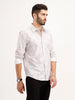 Textured Regular Fit AOP Shirt | Grey