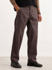 Solid Loose Fit Trouser | Dark Grey