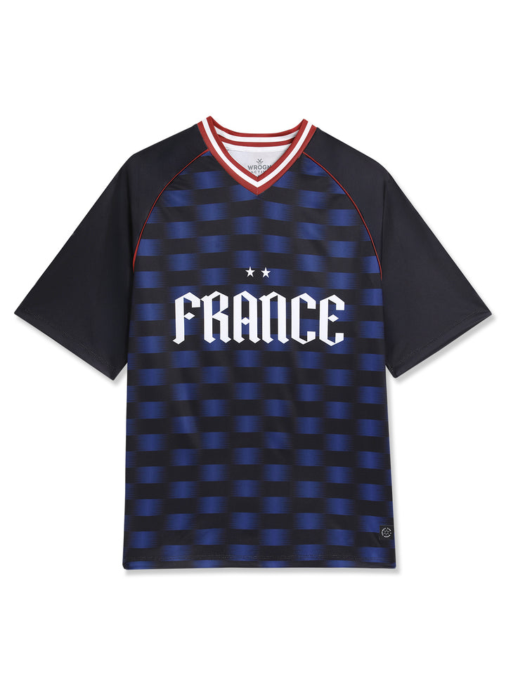 Wrogn Football Club Jersey x France | Navy Blue