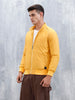 Men's Casual Bomber Jacket | Yellow