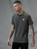 Perfectly Grey Polo T-Shirt