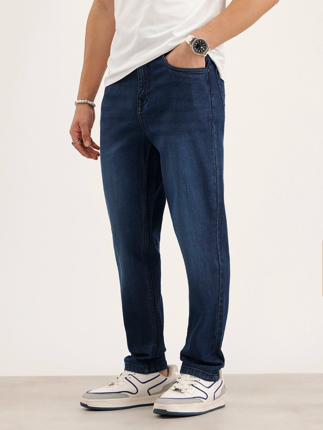 Ankle Slim Fit Denim Jeans | Blue