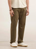 Anti Fit Solid Trouser | Olive