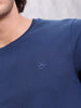 Solid Slim Fit T-Shirt  | Navy Blue