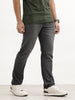 Solid Straight Fit Denim Jeans | Grey
