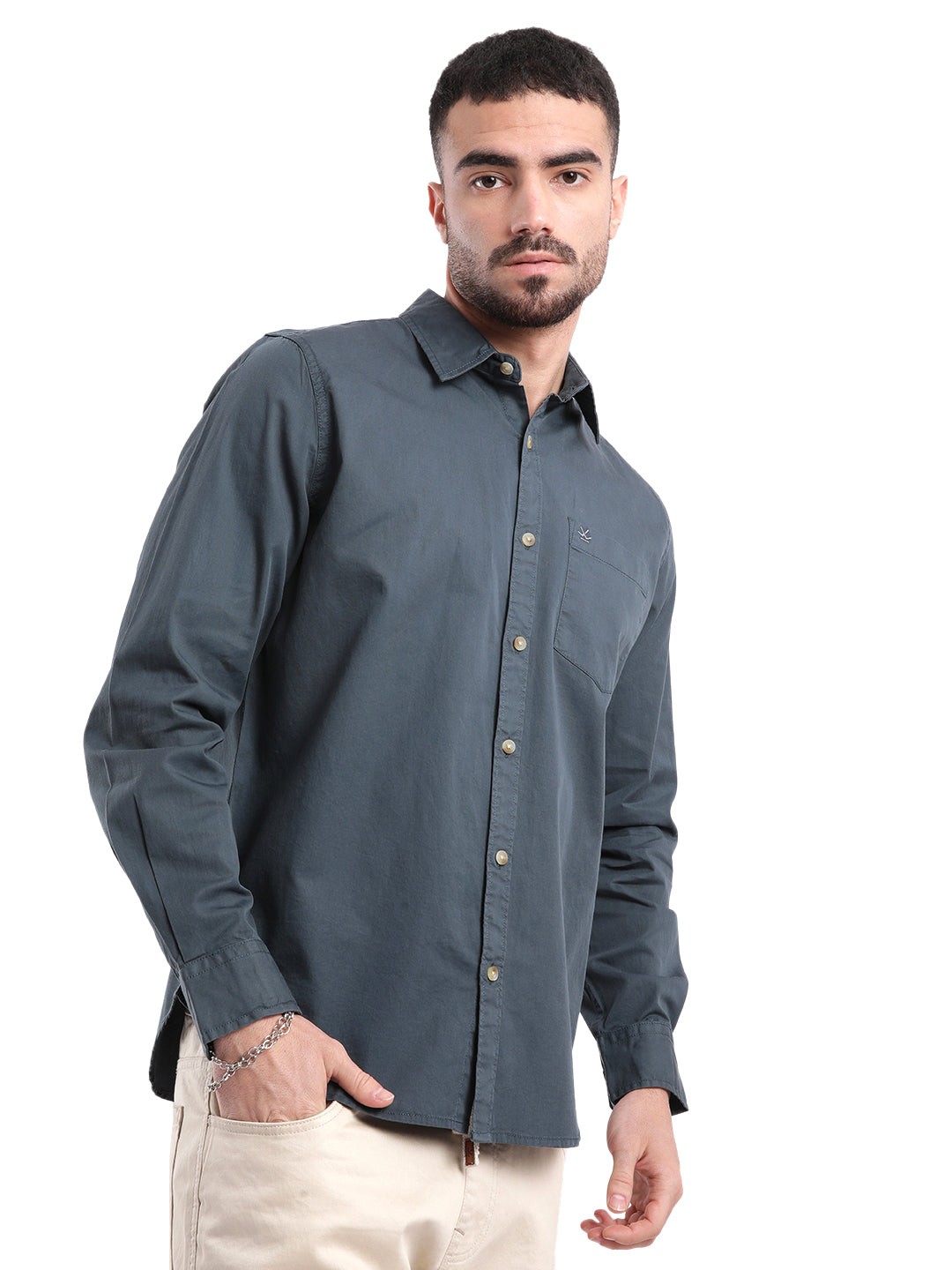 Premium Grey Casual Shirt