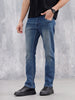 Men's Casual Straight Fit Jeans | Med Stone