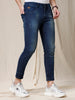 Darkstone Solid Cropped Jeans