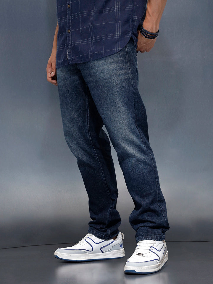 Relaxed Fit Casual Jeans | Blue