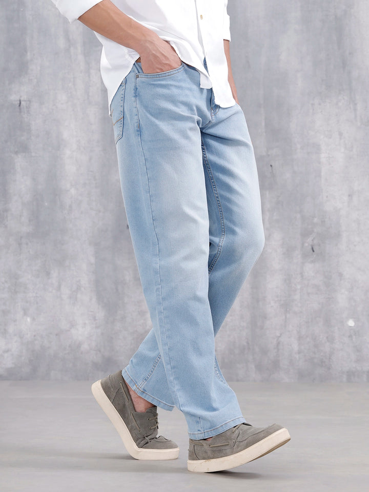 Men's Casual Anti Fit Jeans | Blue