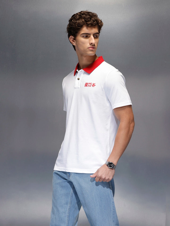 Men's Regular Fit polo tshirt |  White