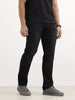 Classic Faded Straight Fit Denim Jeans | Black