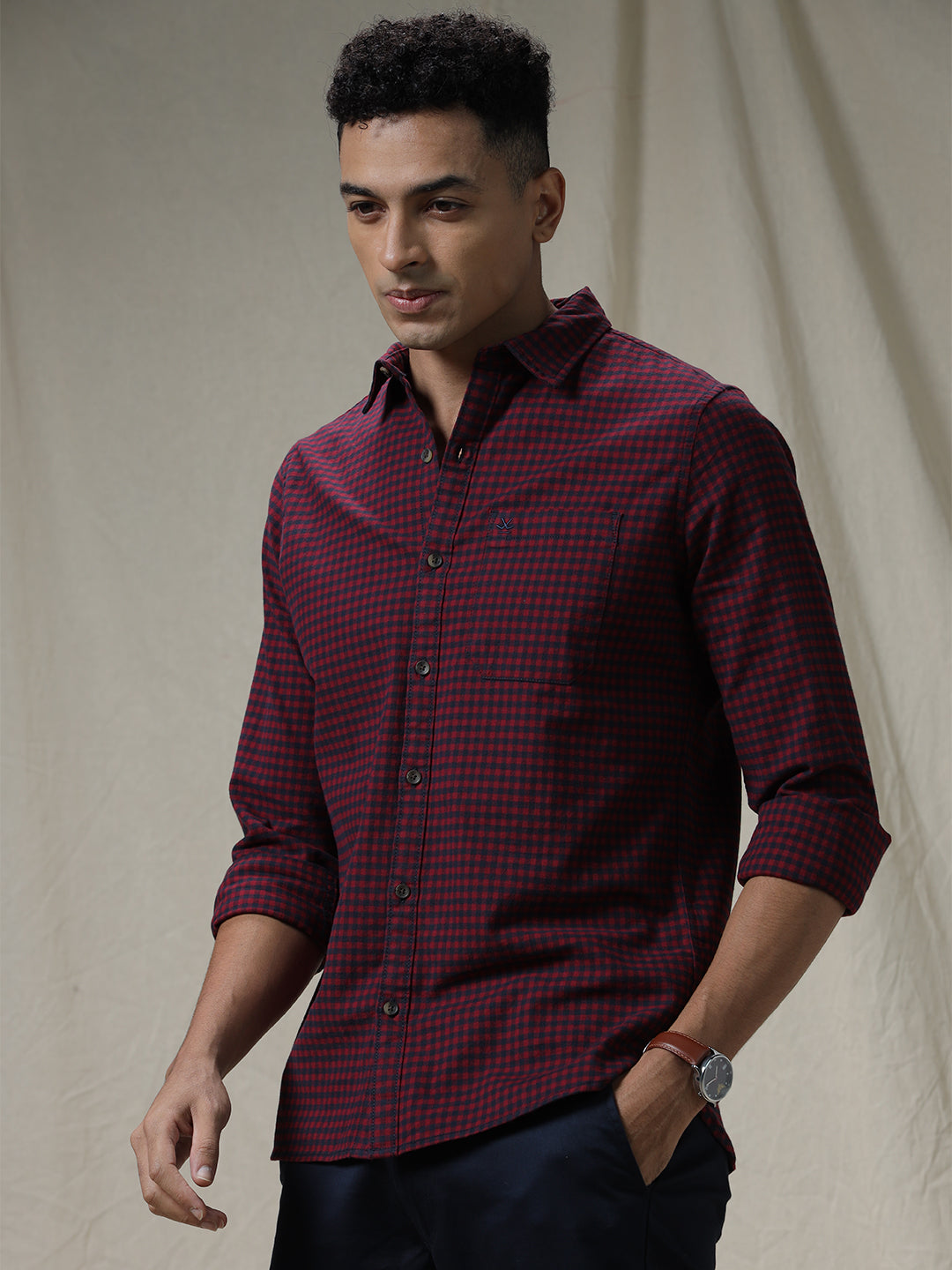 Casual Blend Checked Shirt