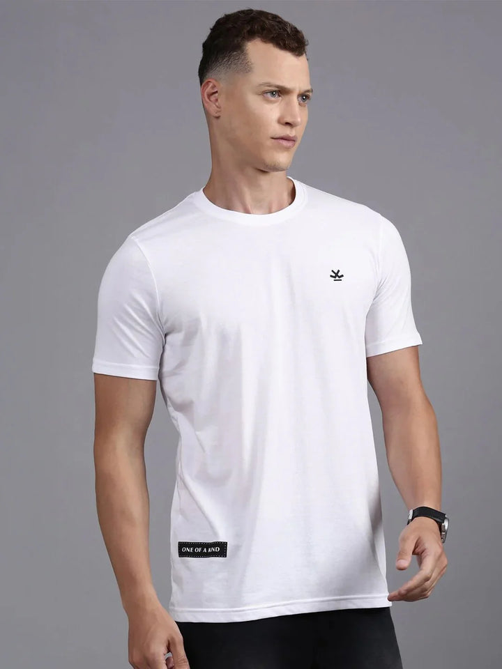 Elite White Crew Neck T-Shirt