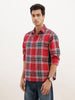 Comfort Fit Checkered Shirt | Red