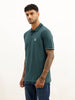 Slim Fit Tipping Collar Polo T-Shirt | Green