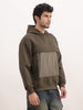 Solid Oversized Hooded Sweatshirt | Olive
