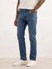 Solid Slim Fit Denim Jeans | Blue